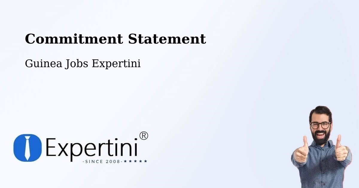 Corporate Commitment – Lelouma Prefecture - Guinea Jobs Expertini